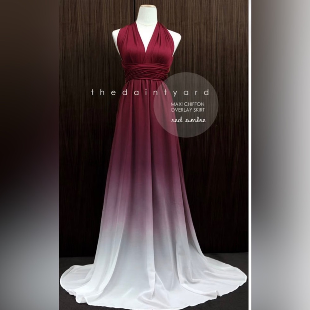 Infinity multi-wear interchangeable maxi dress